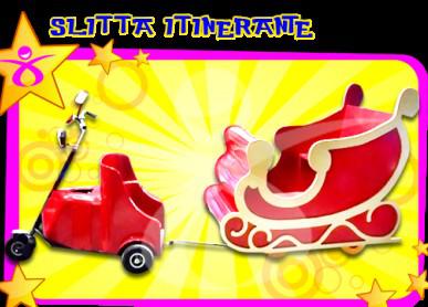 Slitta Elettrica Di Babbo Natale